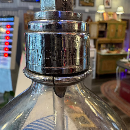 Antique C. Leary & Co. Glass Seltzer Bottle – Newburyport, MA (Intact Glass Rod)