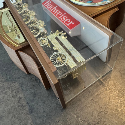Vintage Budweiser World Champion Clydesdale Team Hanging Sign 1980s
