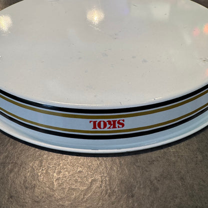 Vintage Skol Lager Metal Beer Tray (12")