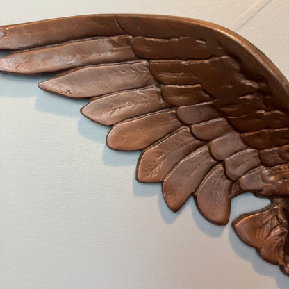 Vintage 24" Metal Eagle Wall Hanging (Made in Japan)