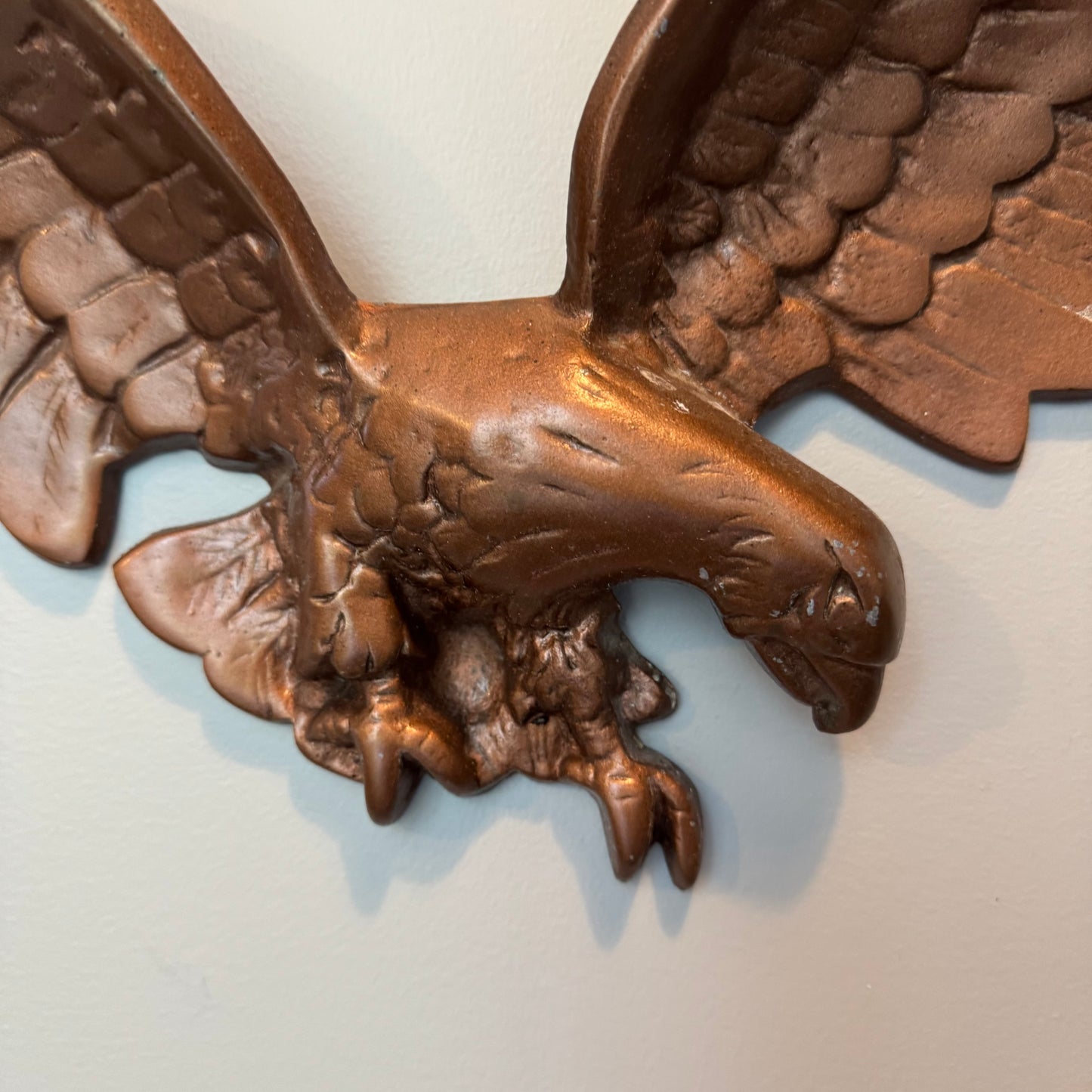 Vintage 24" Metal Eagle Wall Hanging (Made in Japan)