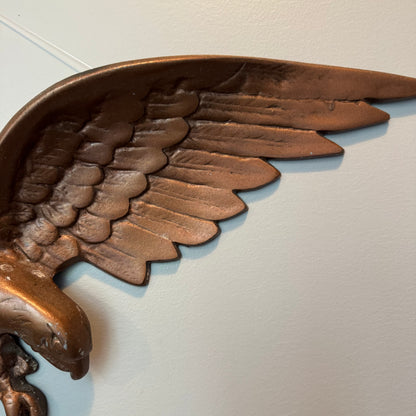 Vintage 24" Metal Eagle Wall Hanging (Made in Japan)
