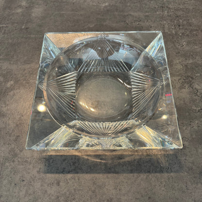 Vintage Heavy Cut Crystal Centerpiece Bowl (6.3 lbs)
