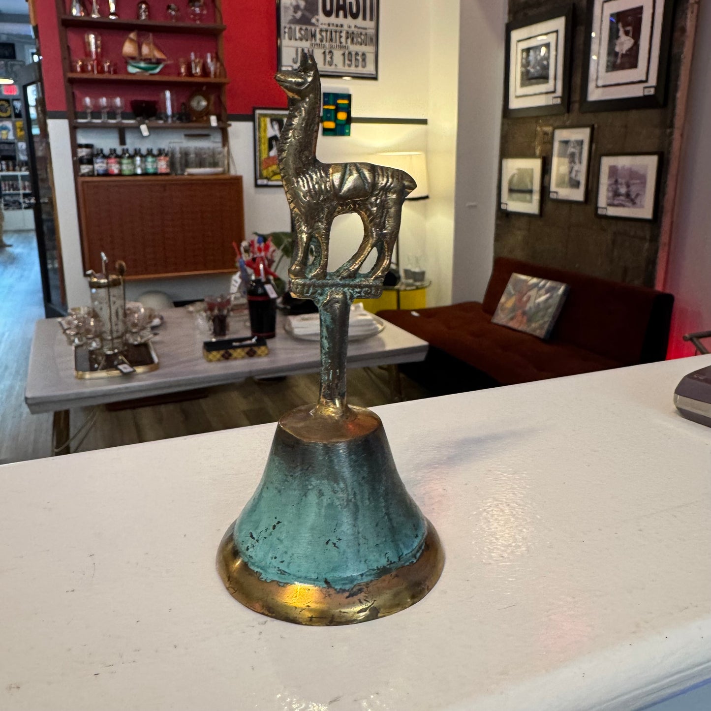 Llama Brass Bell