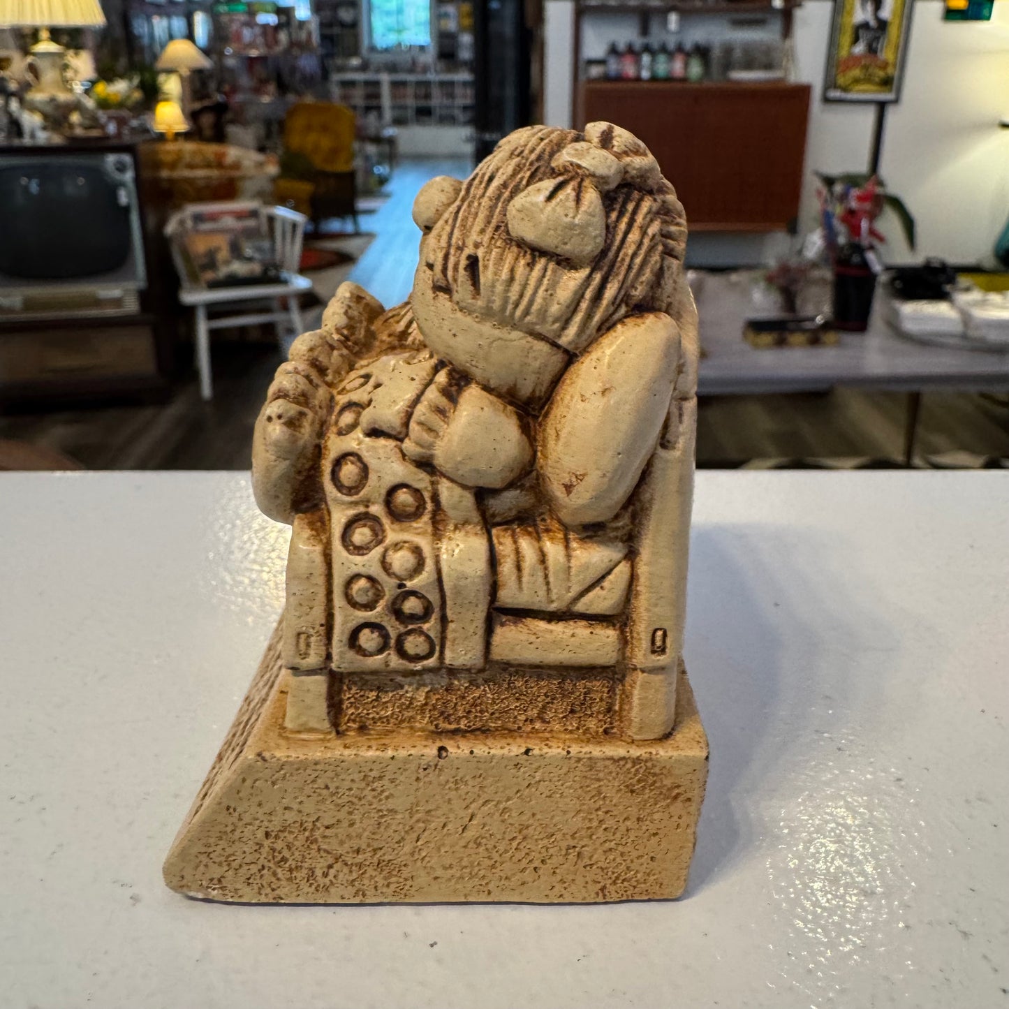 Russ Berrie and Co. Couple in Bed Saucy Figurine