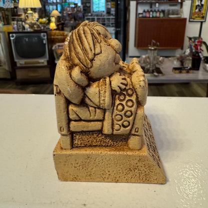 Russ Berrie and Co. Couple in Bed Saucy Figurine