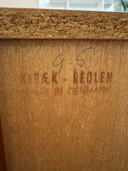 Vintage Danish Mid-Century Modern Teak Bookcase by Kibæk Møbelfabrik