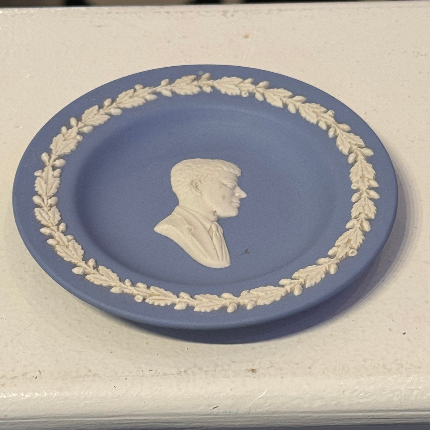 Small JFK Wedgewood Plate 4.5"