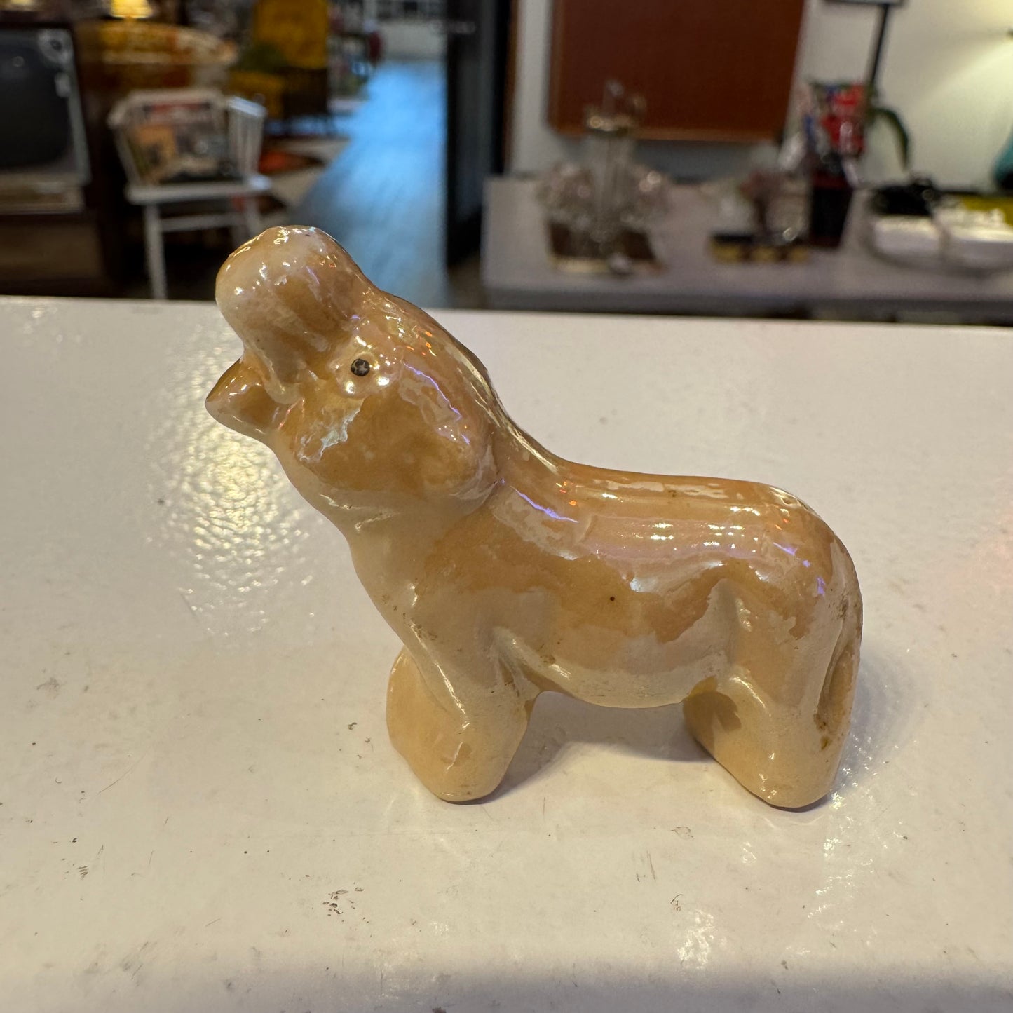 Small Glazed Hippo Made in Japan