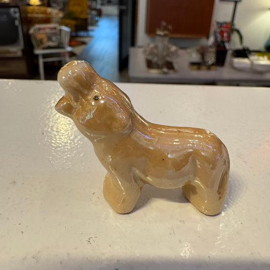 Small Glazed Hippo Made in Japan