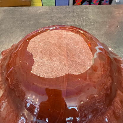 Blown Glass MCM Centerpiece Bowl
