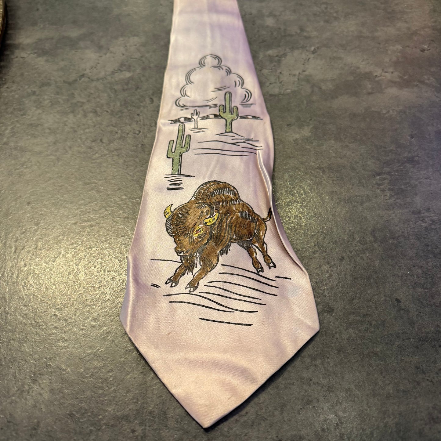 Mens Vintage Necktie Kreway Buffalo