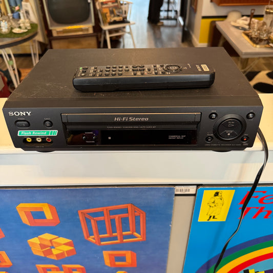 Sony Model SLV-N500 VCR w/Remote Working