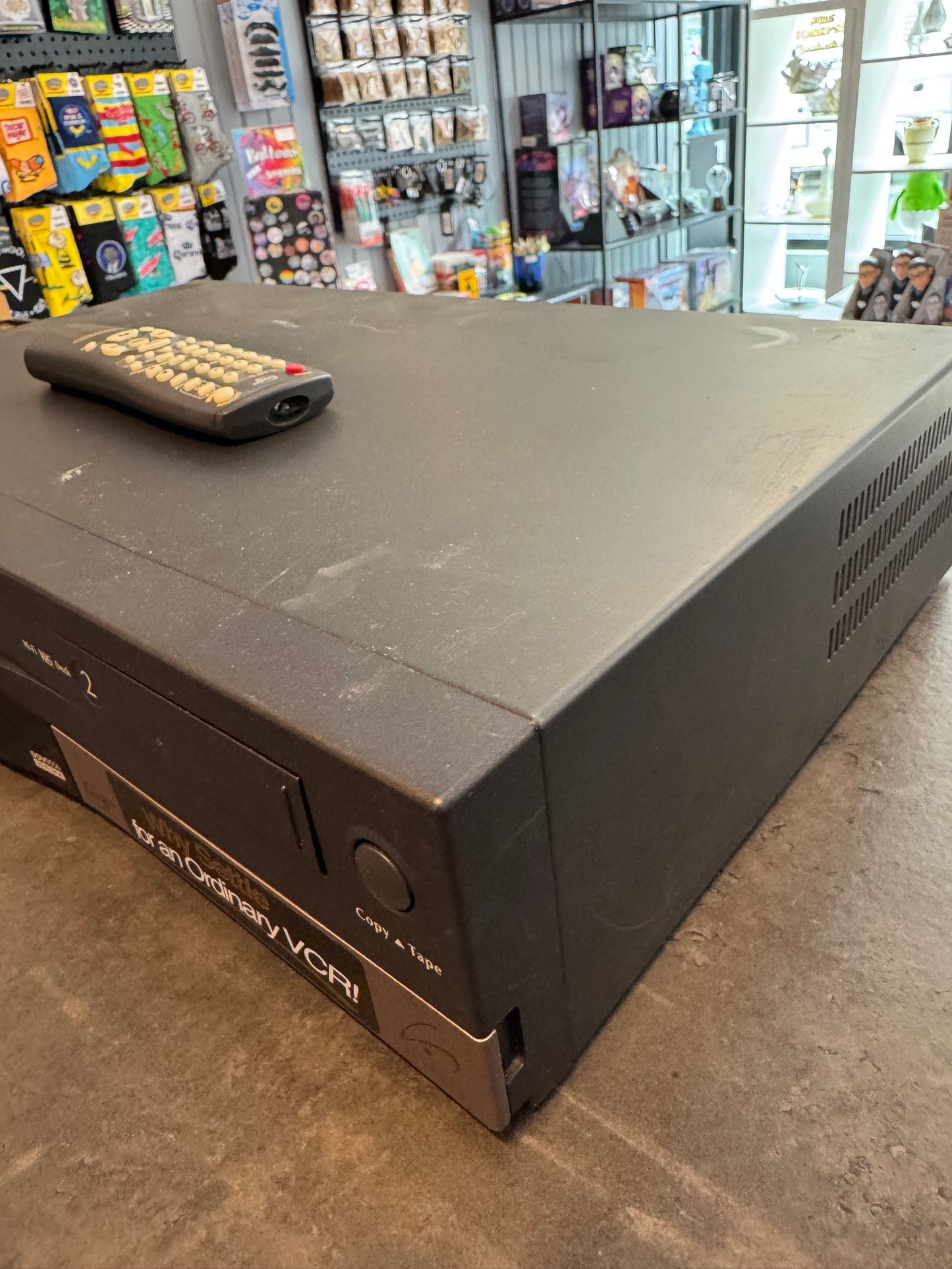 GoVideo Double Deck VHS Player DDV-9556 with Remote