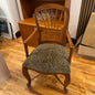 Wood Chair w Cheetah Seat