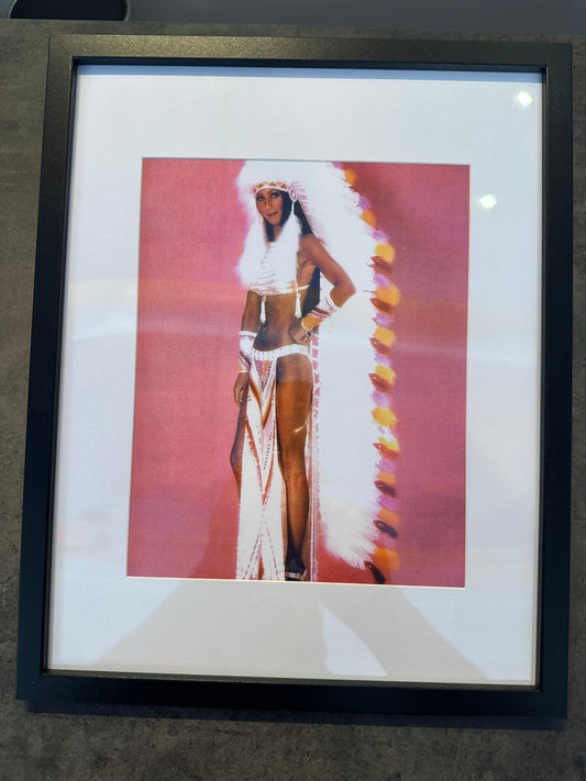 Cher Half Breed Framed Photo Print