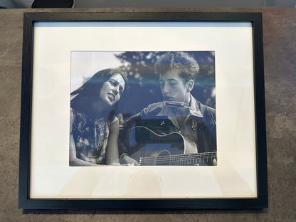 Bob Dylan and Joan Baez Framed Photo Print