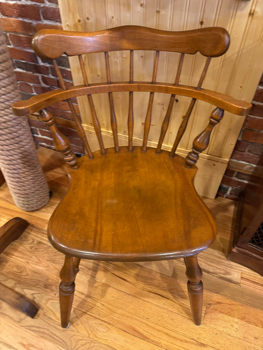 Pair of Ethan Allen Wooden Chairs