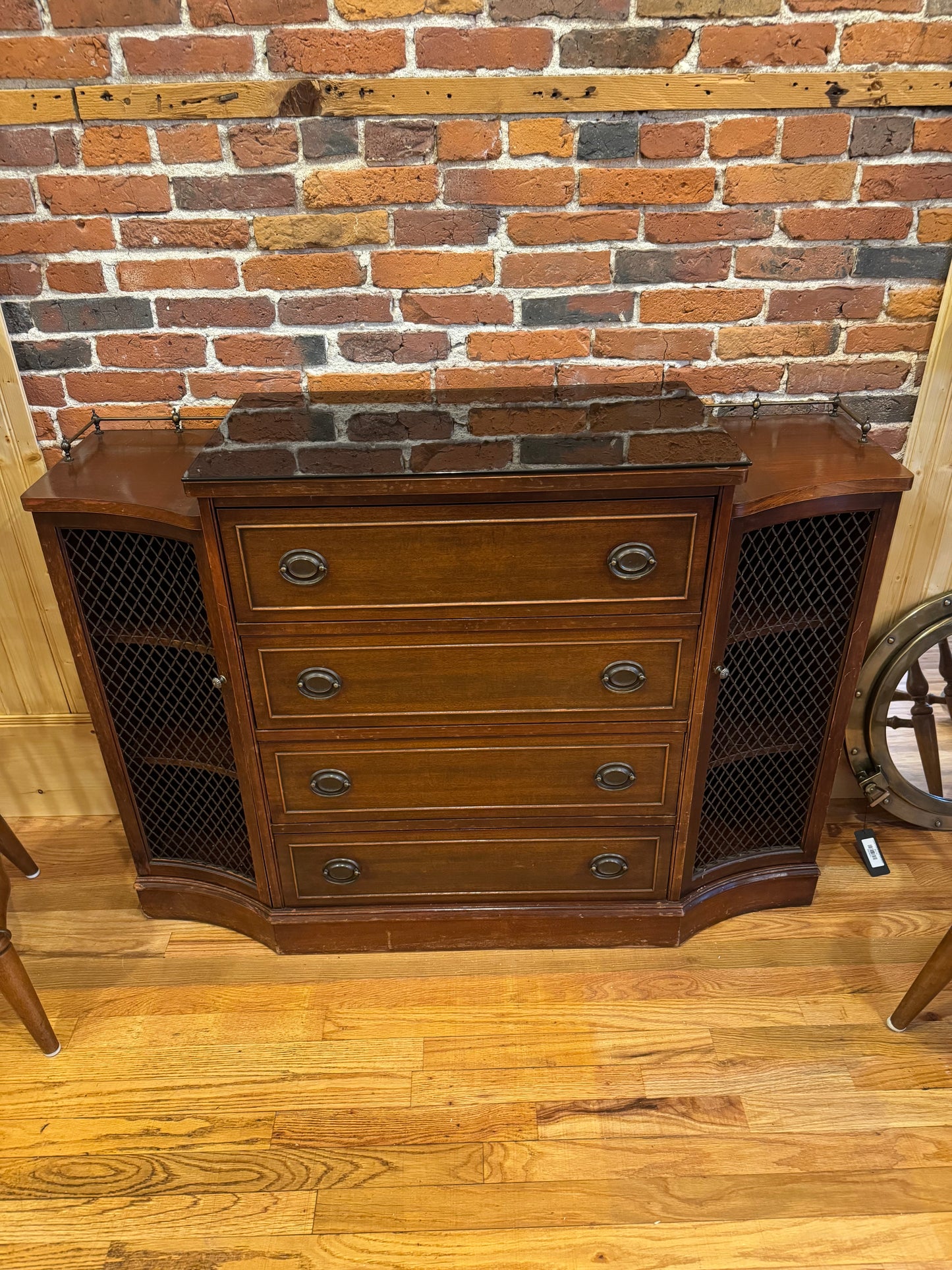 Early 20th Century Server with Mail Compartments