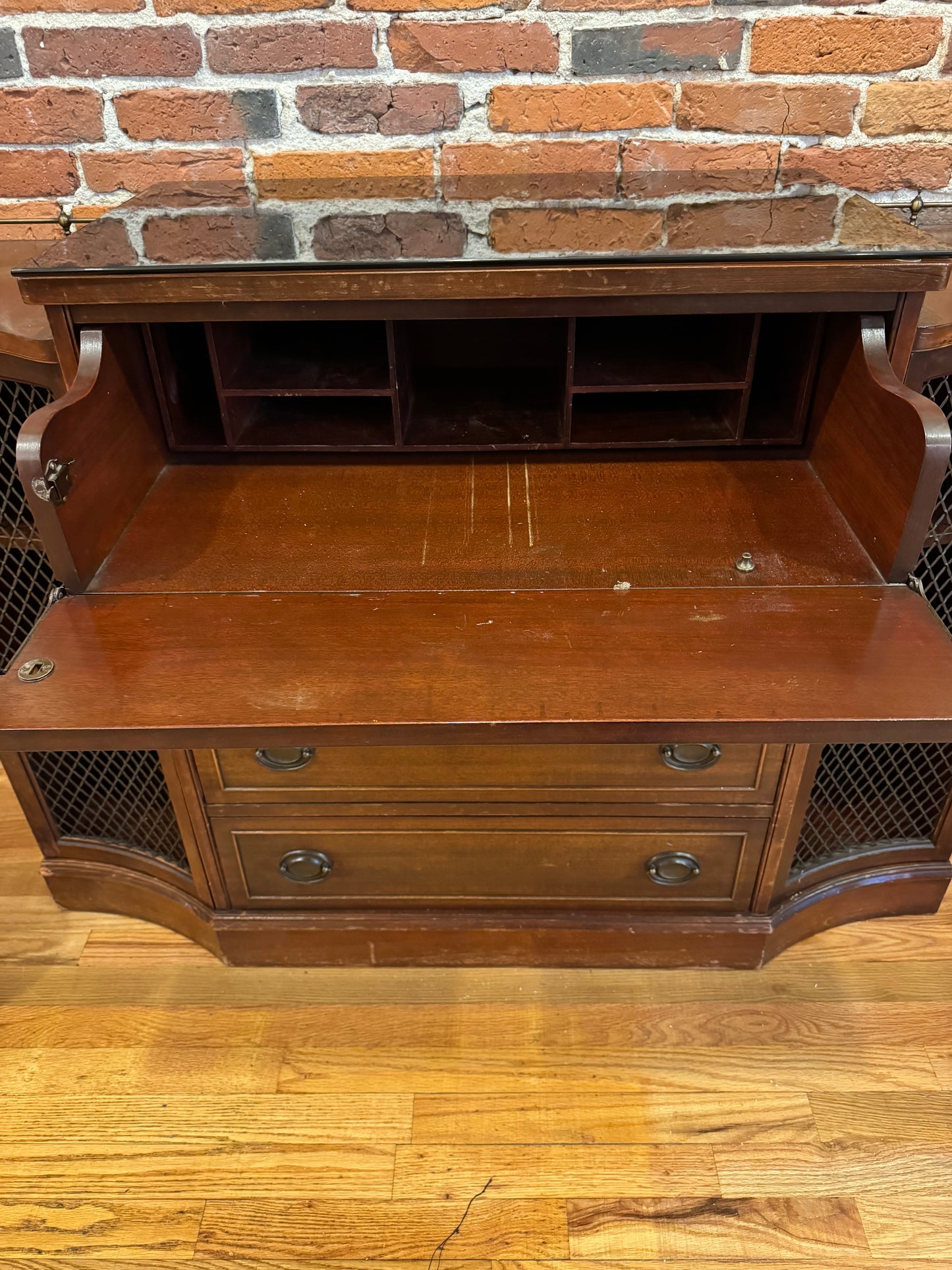 Early 20th Century Server with Mail Compartments