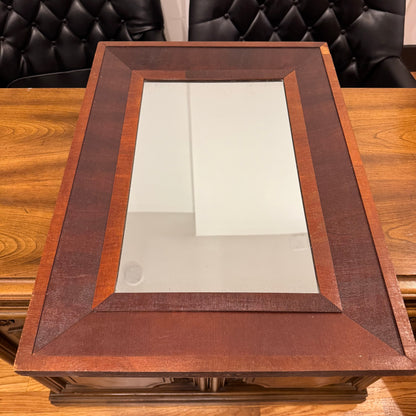 Wooden Veneered Mirror 23" x 18"