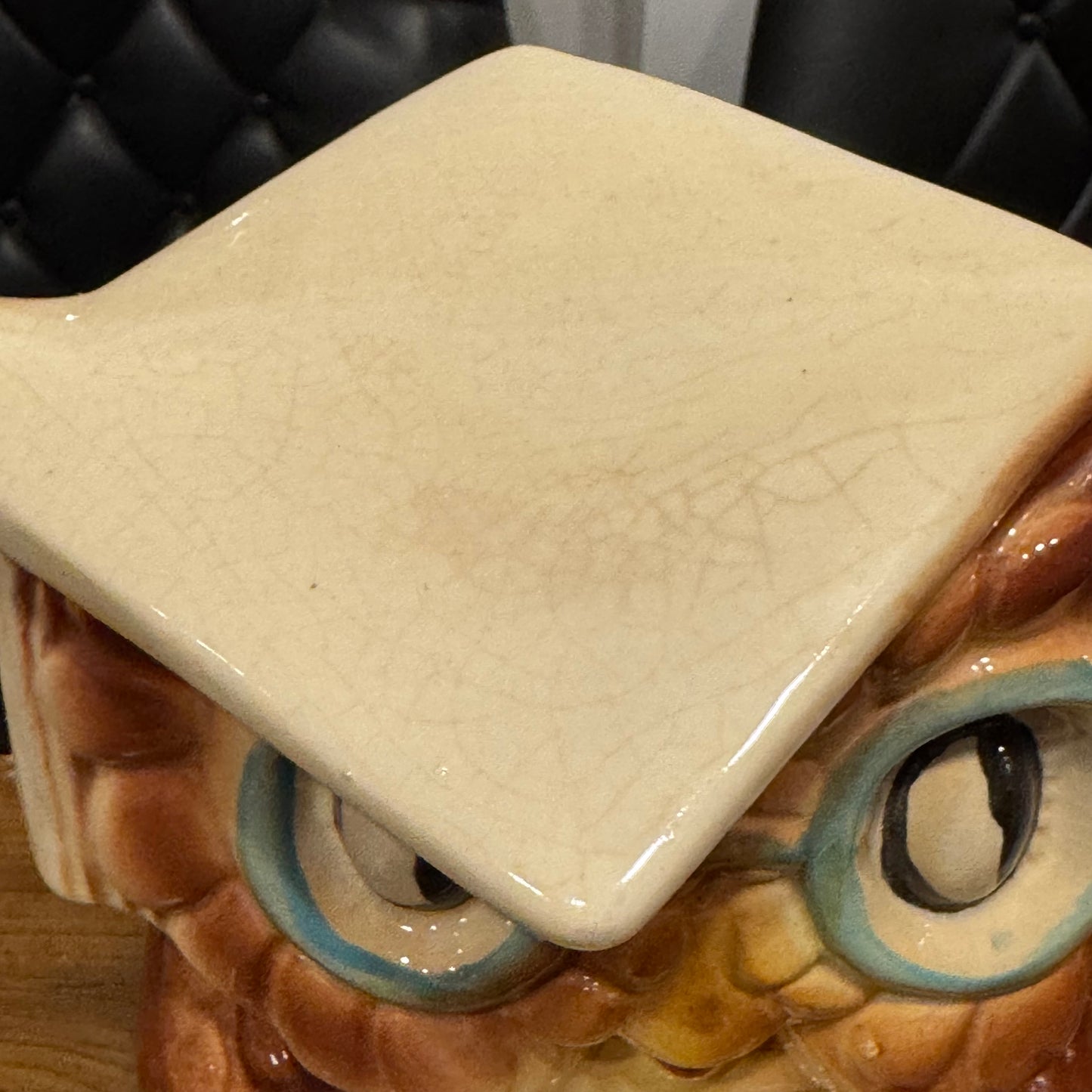 Vintage 1970s California Originals Owl Cookie Jar (Model #234).