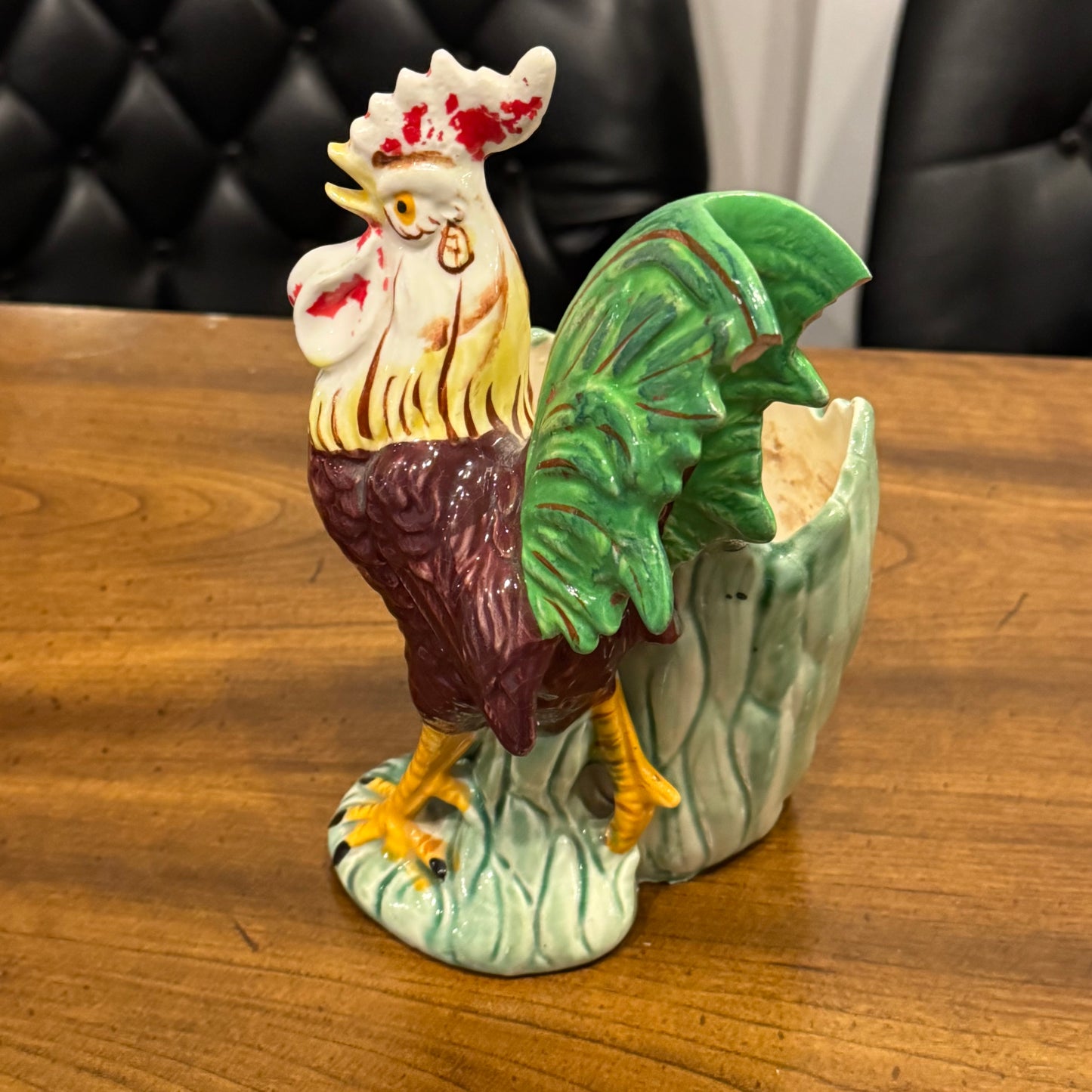 Cock Planter Vintage