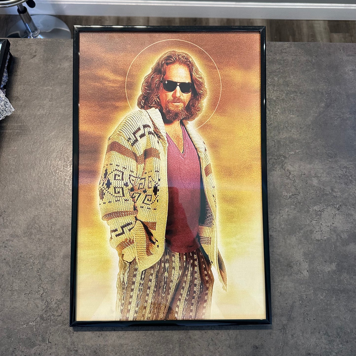Big Lebowski The Dude Framed Print