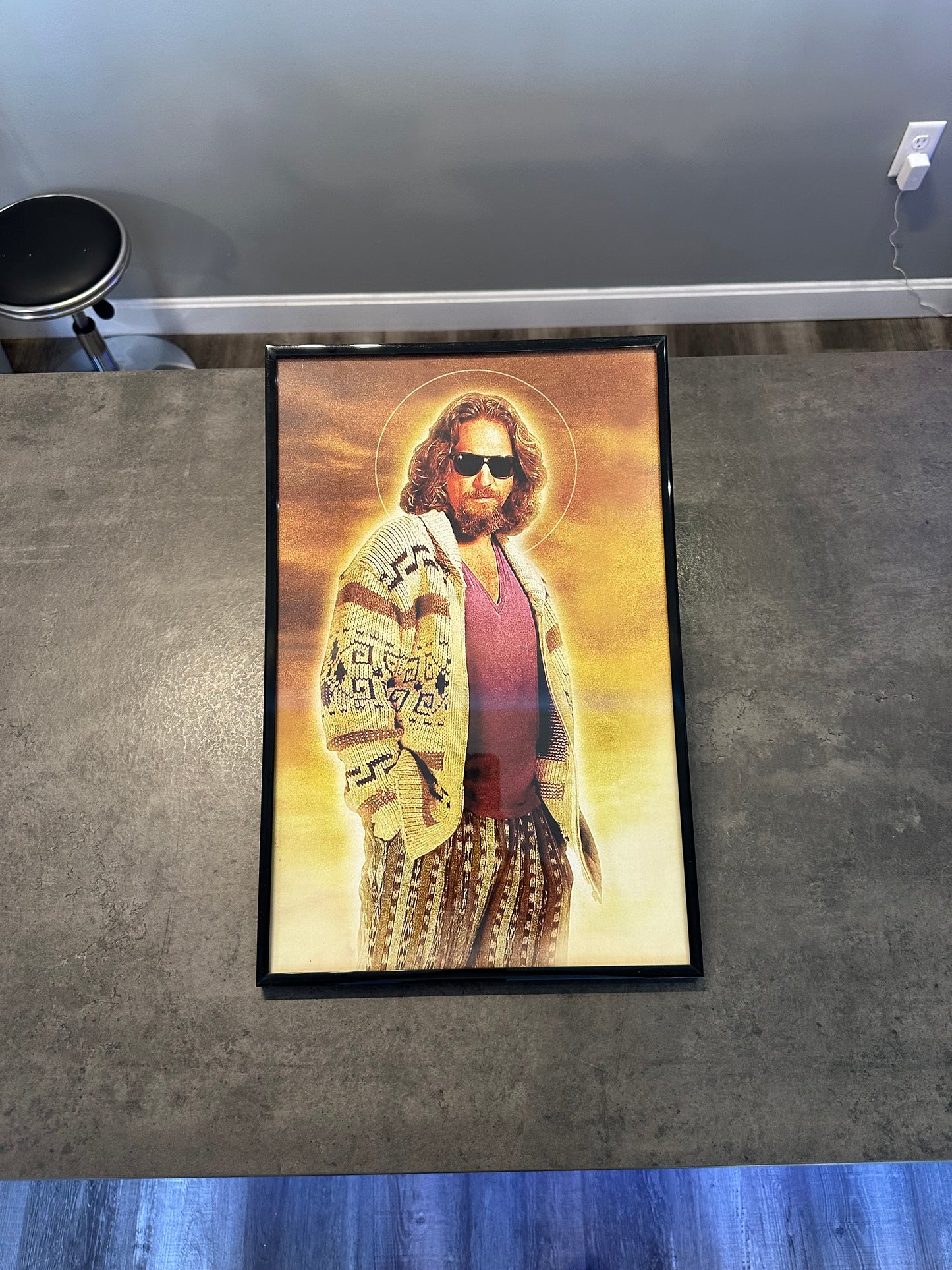Big Lebowski The Dude Framed Print