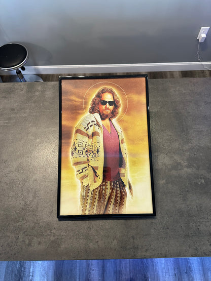 Big Lebowski The Dude Framed Print