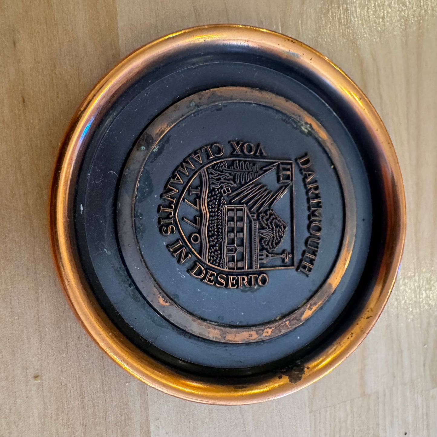 Copper Dartmouth College Coasters Set of 4