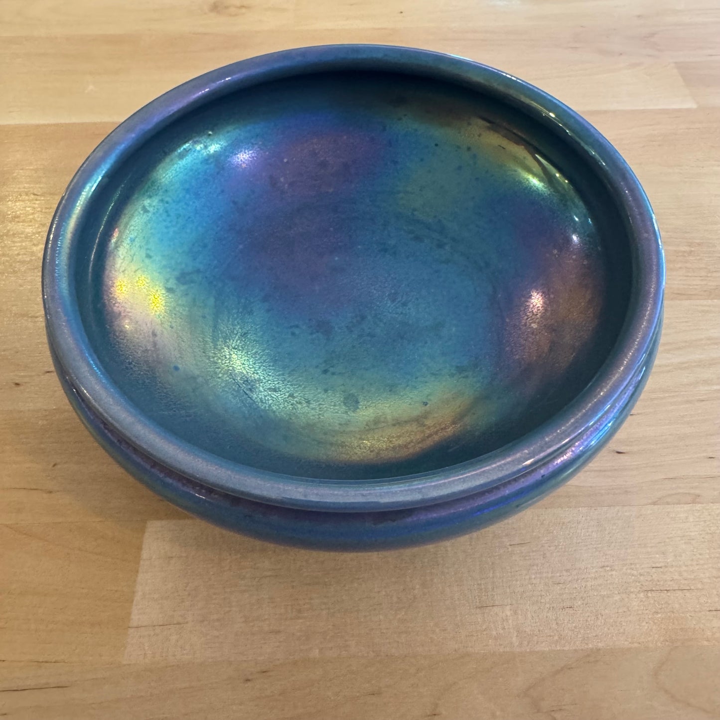 Blue Lusterware Bowl