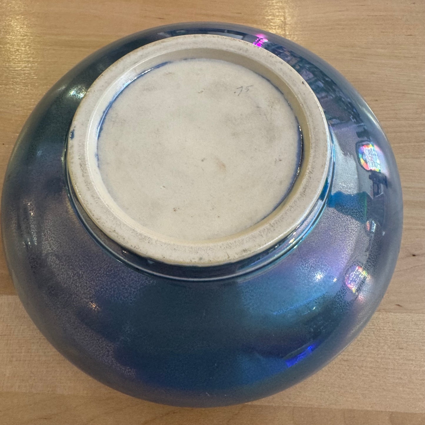 Blue Lusterware Bowl