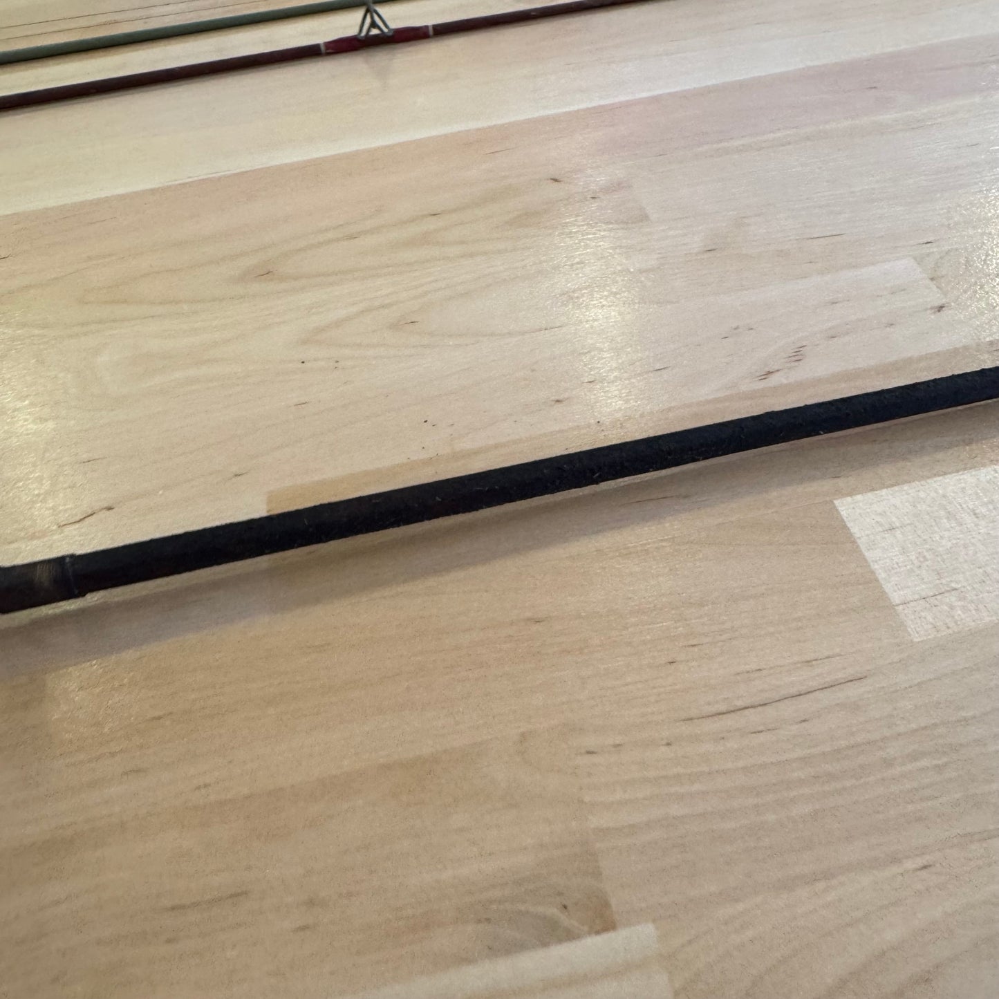 Vintage Wooden Fishing Rod paired with an Ocean City No. 935 Baitcasting Reel
