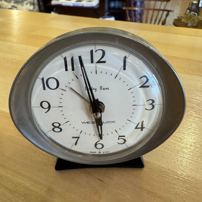 Vintage Westclox Baby Ben Style 8 Wind-Up Alarm Clock