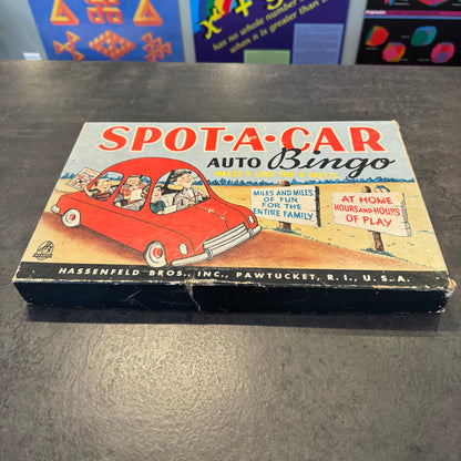 Spot-A-Car - Auto Bingo - Hassenfield Bros. (Hasbro) - Complete Game 1952