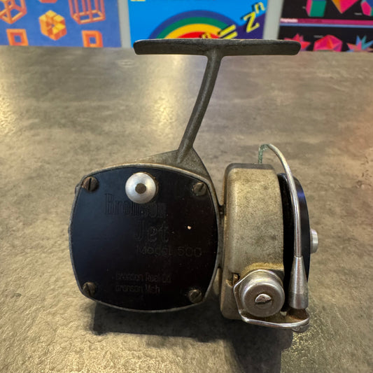 Vintage Bronson Jet Model 500 Spinning Fishing Reel