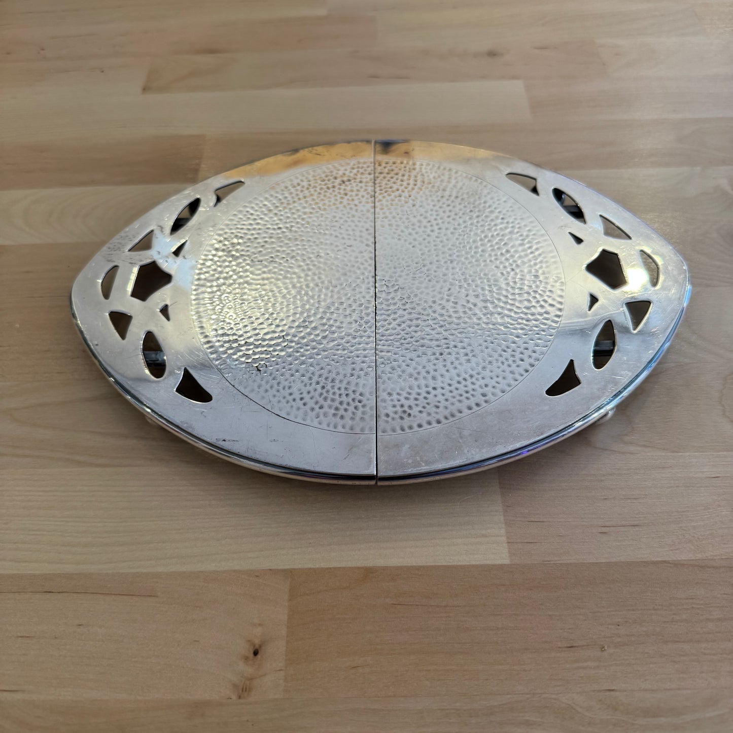 Vintage Antique Sheffield EPNS Silverplated Trivet - W. Davenport & Sons