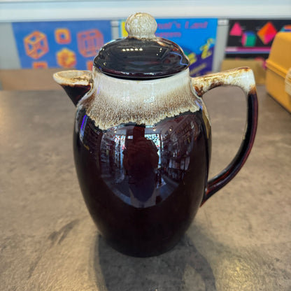 Pfaltzgraff "Gourmet Brown" Drip Glaze Coffee Pot (Model #303).