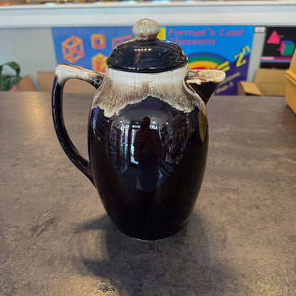 Pfaltzgraff "Gourmet Brown" Drip Glaze Coffee Pot (Model #303).
