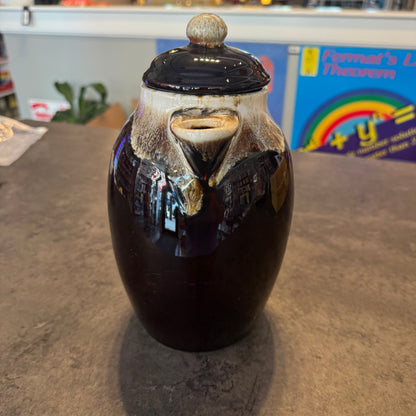 Pfaltzgraff "Gourmet Brown" Drip Glaze Coffee Pot (Model #303).