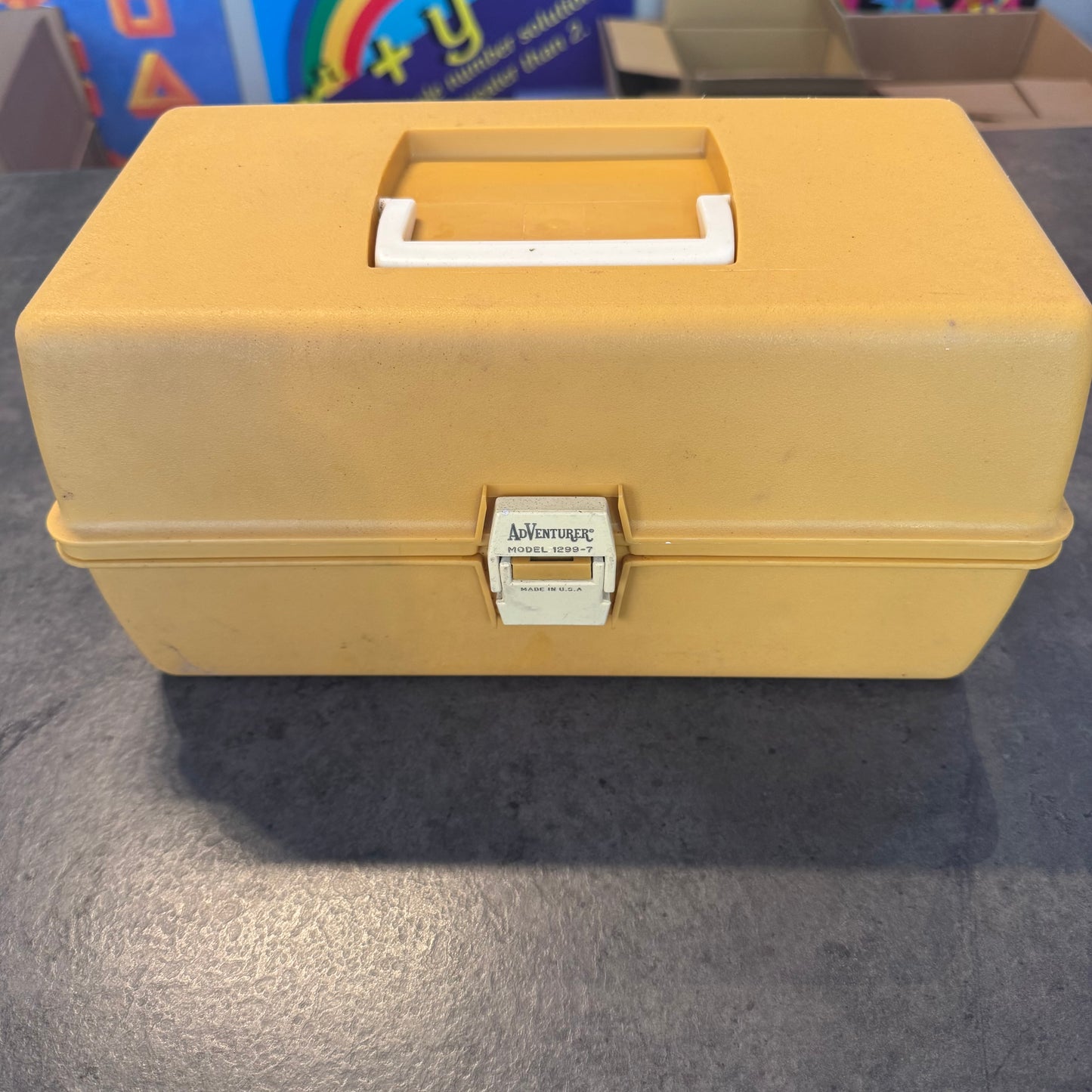 Vintage Adventurer Tackle Box Model 1299-77