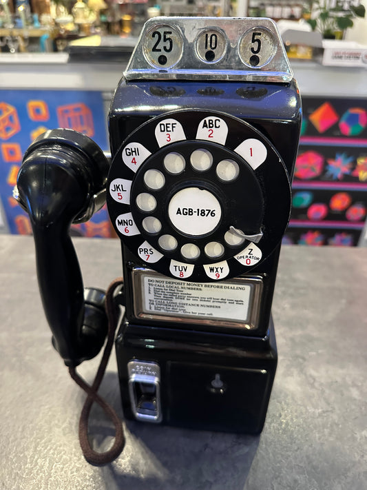 Rotary Pay Phone Liquor Bottle