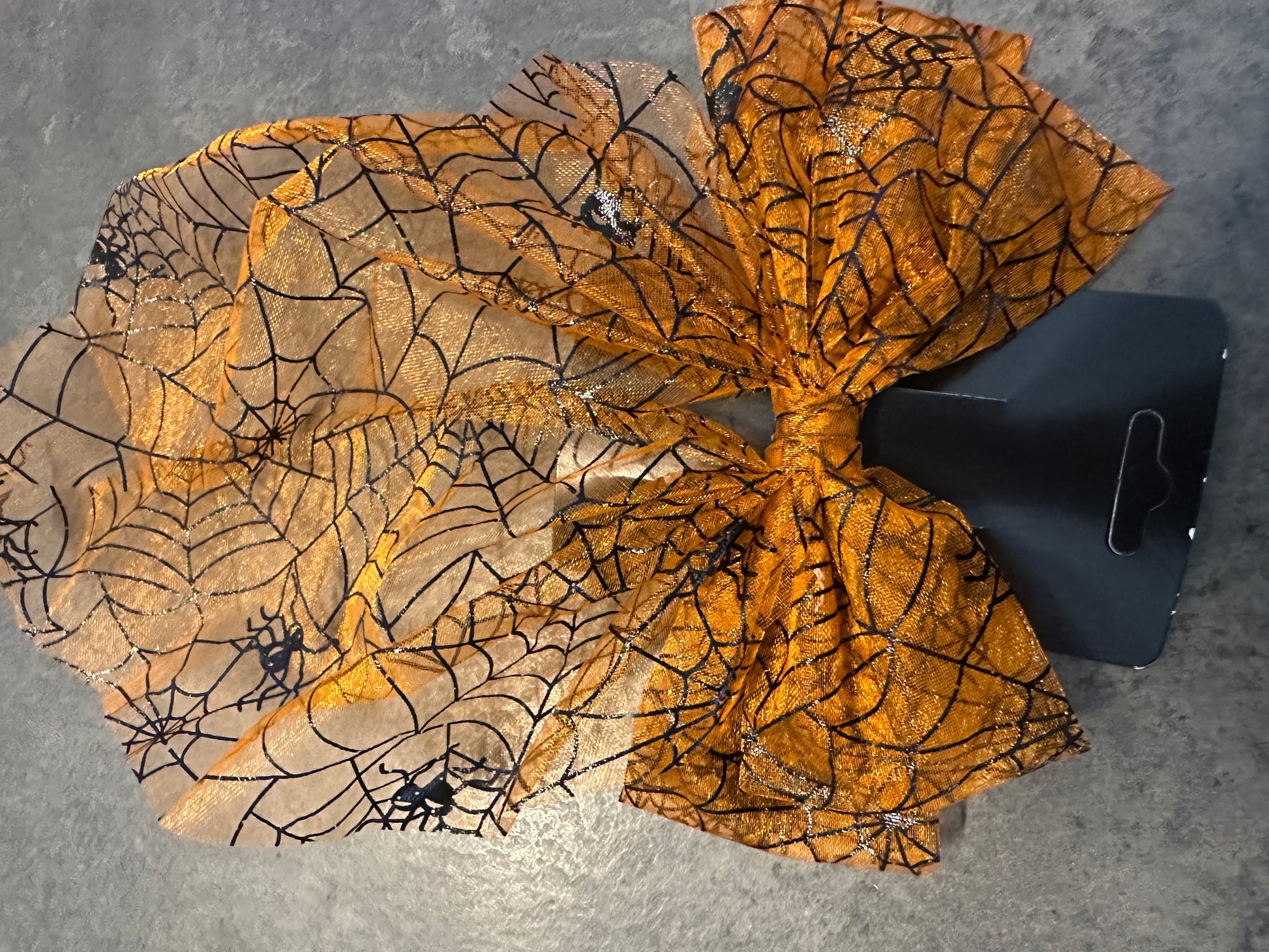 Halloween Spider Hair Bow