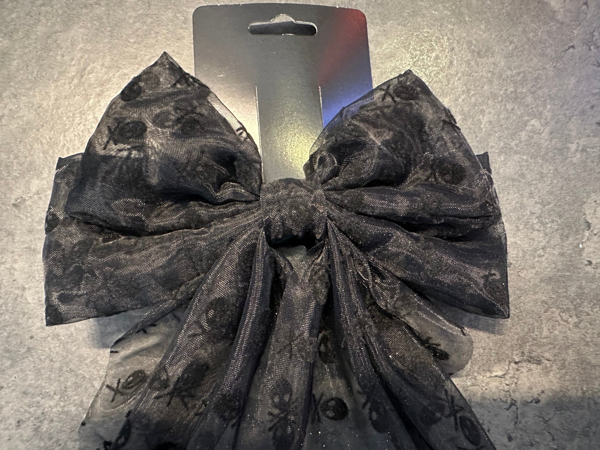 Skull Hair Bow