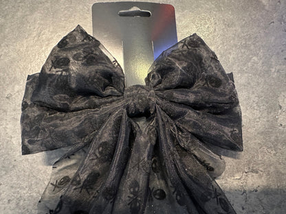 Skull Hair Bow