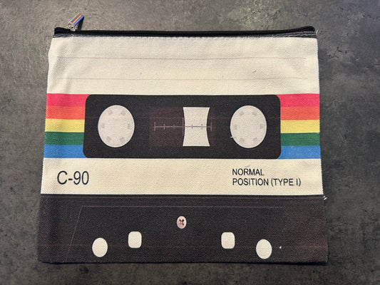 Cassette Zippered Pouch