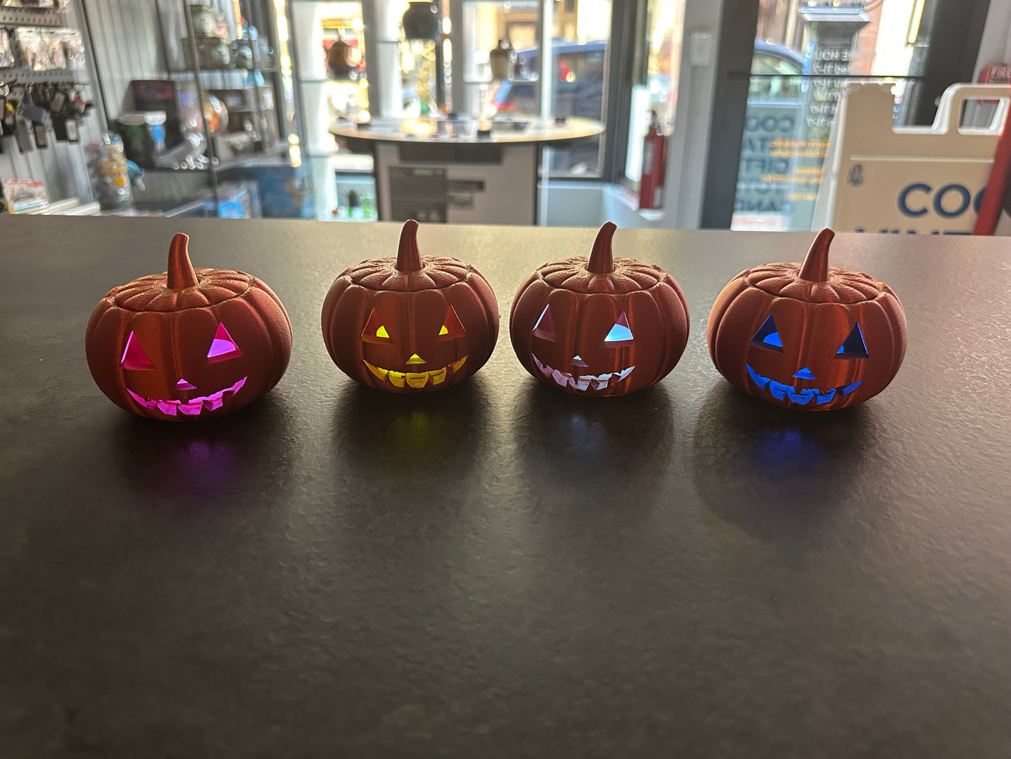 3D Printed Jack-O-Lantern with Tea Light