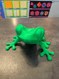 3D Printed Green Frog