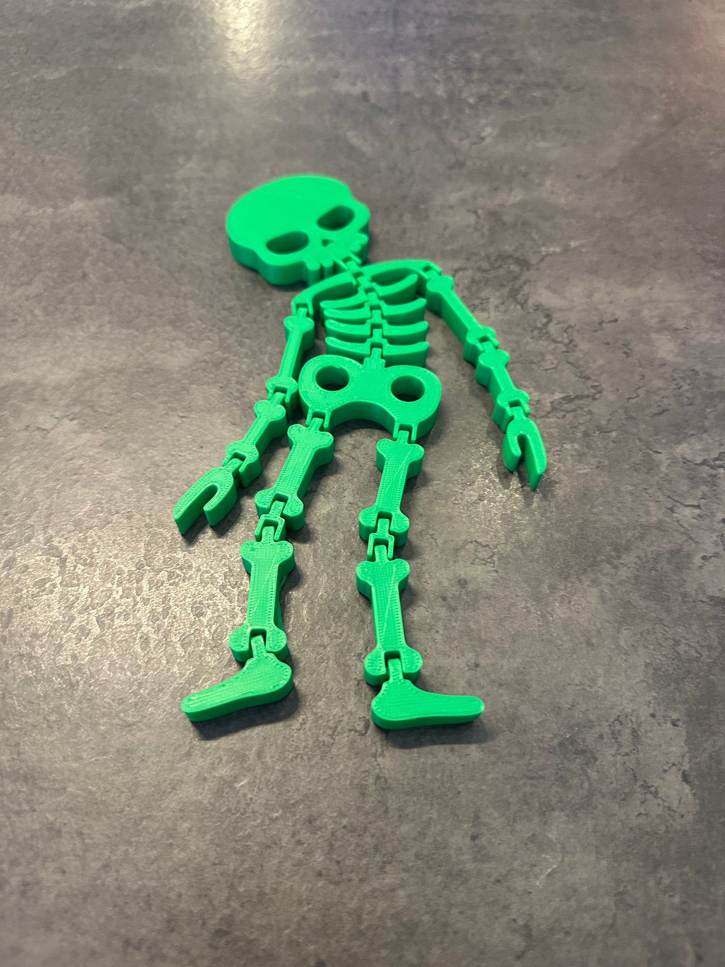 3D Printed Green Skeleton